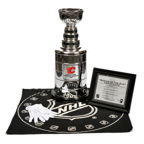 NHL Calgary Flames Replica Stanley Cup Trophy Accessories