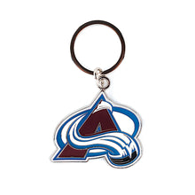 Load image into Gallery viewer, NHL Colorado Avalanche 3D Metal Keychain