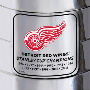NHL Detroit Red Wings Replica Stanley Cup Trophy Plaque
