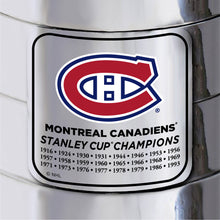 Load image into Gallery viewer, NHL Montreal Canadiens Replica Stanley Cup Trophy Plaque