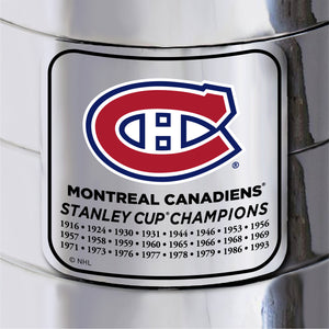 NHL Montreal Canadiens Replica Stanley Cup Trophy Plaque