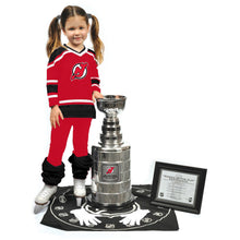 Load image into Gallery viewer, NHL New Jersey Devils Replica Stanley Cup Trophy Lifestyle