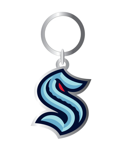 NHL Seattle Kraken 3D Metal Keychain