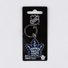 Load image into Gallery viewer, NHL Toronto Maple Leafs 3D Metal Keychain Packaging