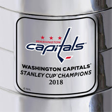 Load image into Gallery viewer, NHL Washington Capitals Replica Stanley Cup Trophy Plaque