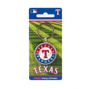 MLB Texas Rangers 3D Metal Keychain