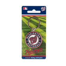 Load image into Gallery viewer, MLB Washington Nationals 3D Metal Keychain